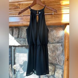 Black tank top romper